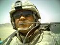 Sergeant J in Afghanistan on patrol